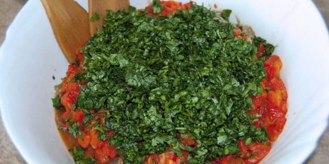 Рецепт баклажанной икры с тахиной