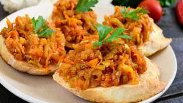 Рецепт Быстрой икры из кабачков на сковороде