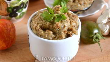 Рецепт Грибной икры из опят