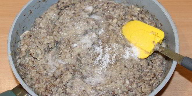 Рецепт икры грибной из маслят