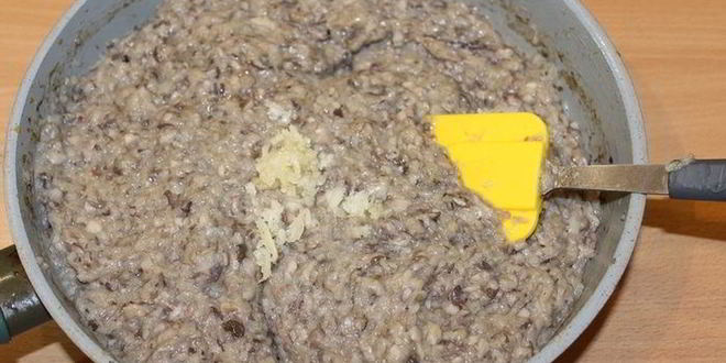 Рецепт икры грибной из маслят