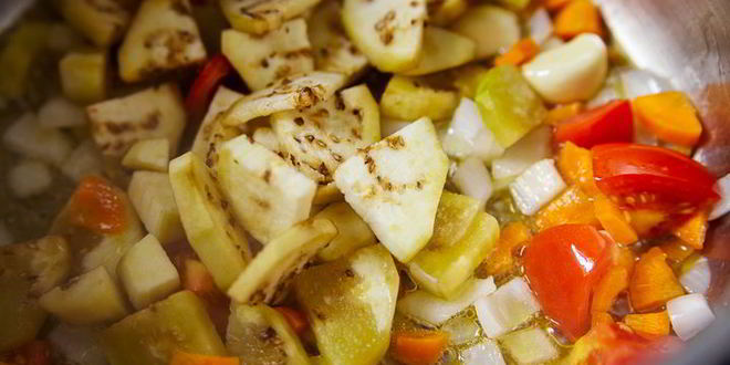 Рецепт икры из кабачков и баклажана