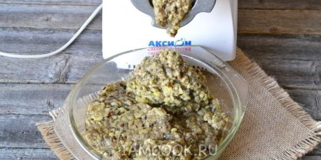 Рецепт икры из моховиков