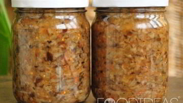 Рецепт Икры из опят с помидорами