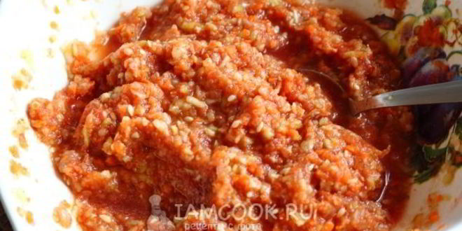 Рецепт кабачковой икры с морковью