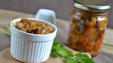 Рецепт Кабачкова баклажанная икра на зиму пальчики оближешь