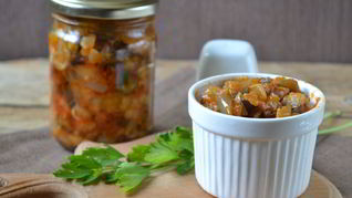 Рецепт Кабачкова-баклажанной икра на зиму