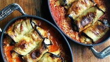 Рецепт Итальянских инвольтини из баклажана