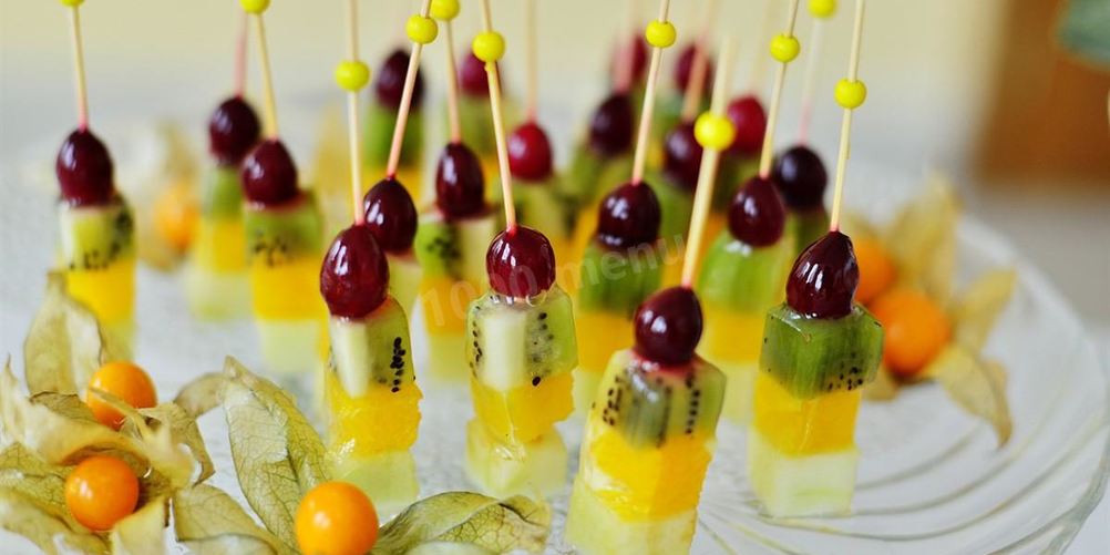 Как приготовить канапе из фруктов