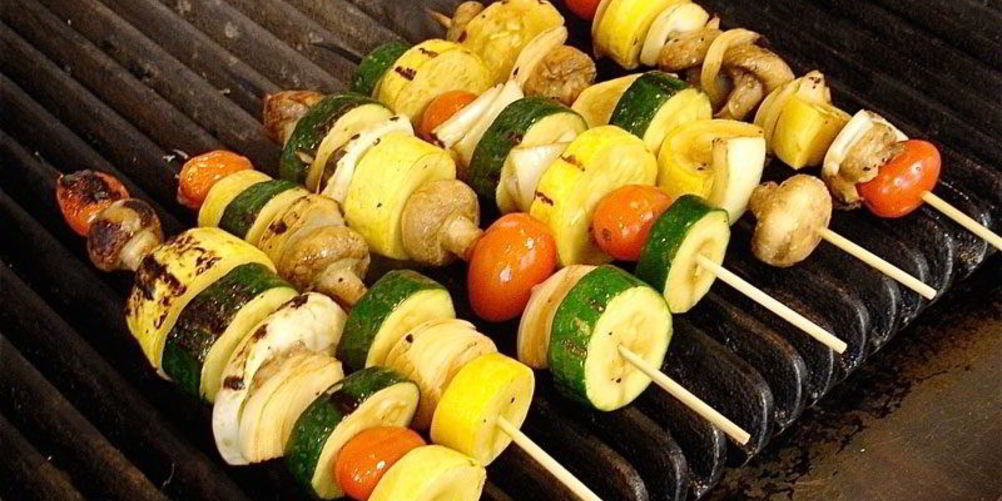 Как приготовить канапе из овощей гриль