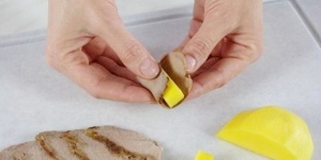 Рецепт канапе из утки с манго