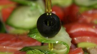 Рецепт Канапе Лодочка