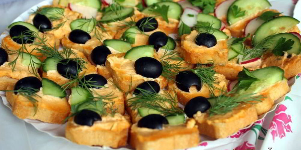 Как приготовить канапе морская фантазия