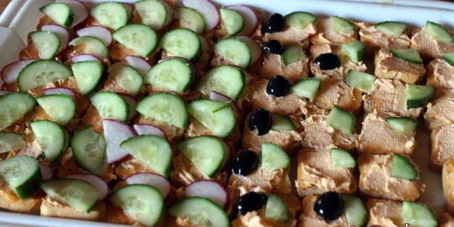 Рецепт канапе морская фантазия