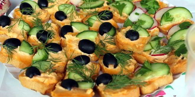 Рецепт канапе морская фантазия