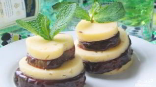 Рецепт Канапе с ананасом и сыром