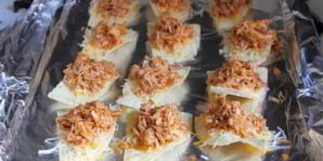 Рецепт канапе с чипсами