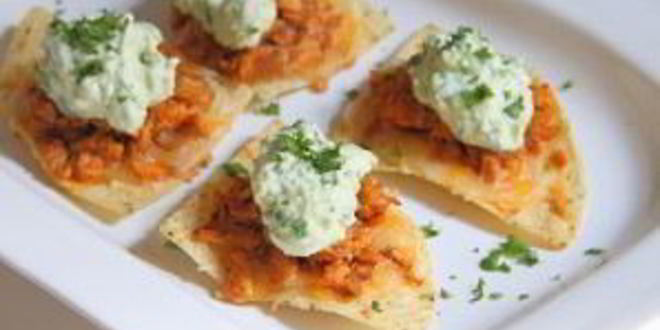 Рецепт канапе с чипсами