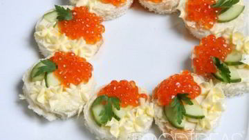 Рецепт Канапе с икрой