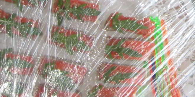 Рецепт канапе с подкопченной неркой и творожным сыром