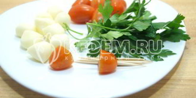 Рецепт канапе с сыром