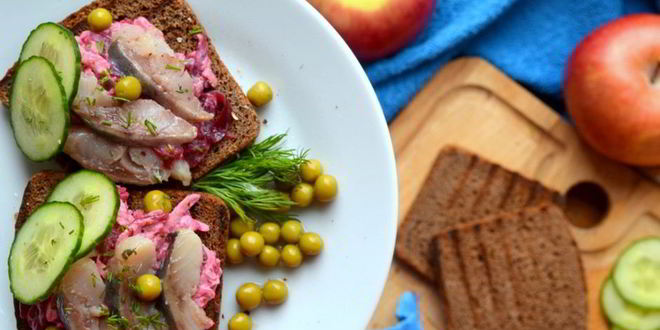 Рецепт канапе сельдь без шубы