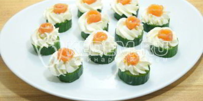 Рецепт новогоднего канапе