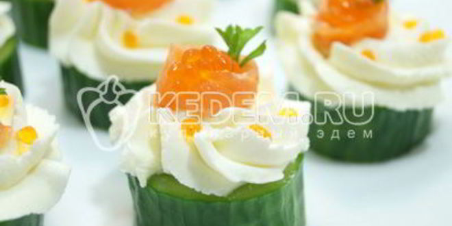 Рецепт новогоднего канапе