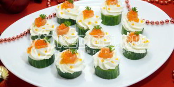 Рецепт новогоднего канапе