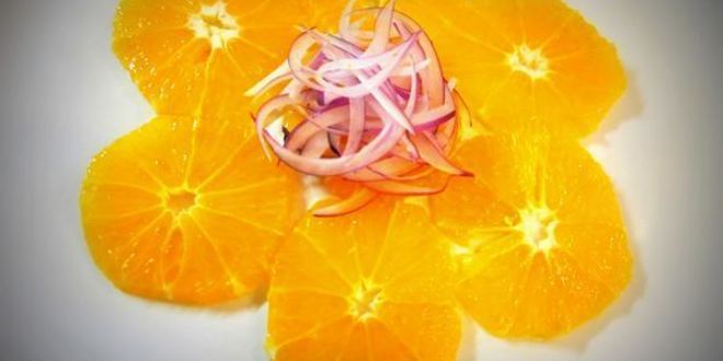 Рецепт карпачча из апельсинов с анчоусами