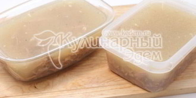 Рецепт холодца домашнего