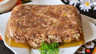 Рецепт Холодца из говядины и курицы