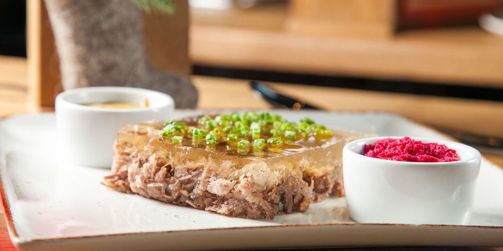 Как приготовить холодец из говядины с хреном и горчицей