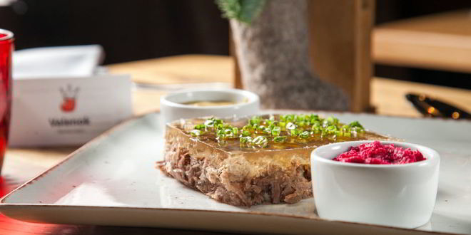 Рецепт холодца из говядины с хреном и горчицей