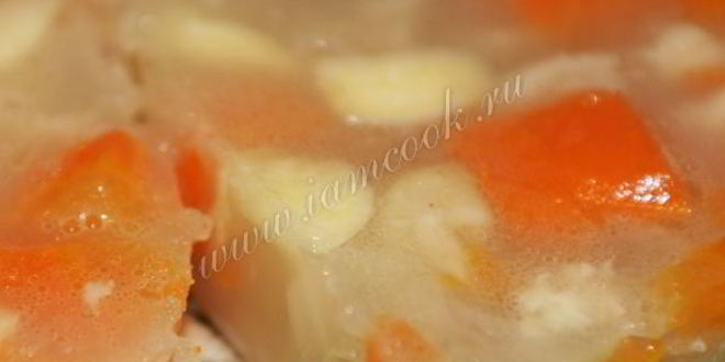 Рецепт холодца из куриных ножек без желатина