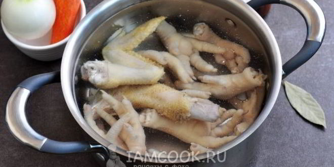 Рецепт холодца из курицы без желатина