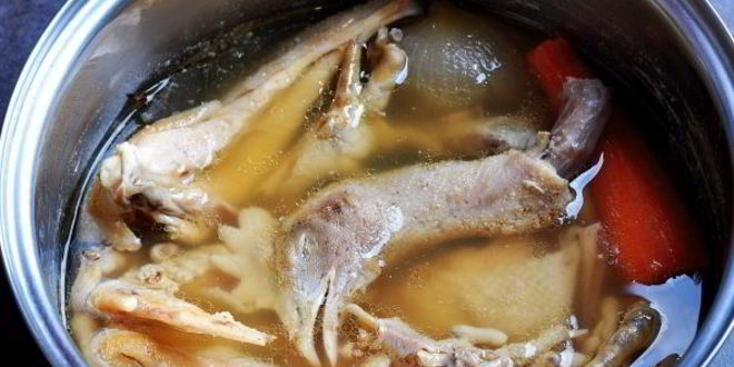 Рецепт холодца из курицы без желатина