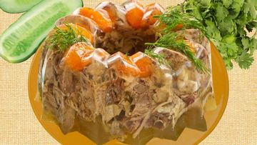 Рецепт Холодца из рульки и индейки