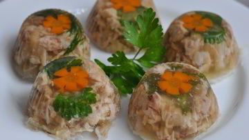 Рецепт Холодца из рульки и курицы