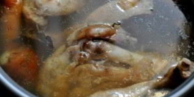 Рецепт холодца из рульки и курицы