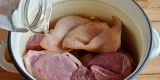 Рецепт холодца из свинины и говядины