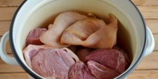 Рецепт холодца из свинины и говядины