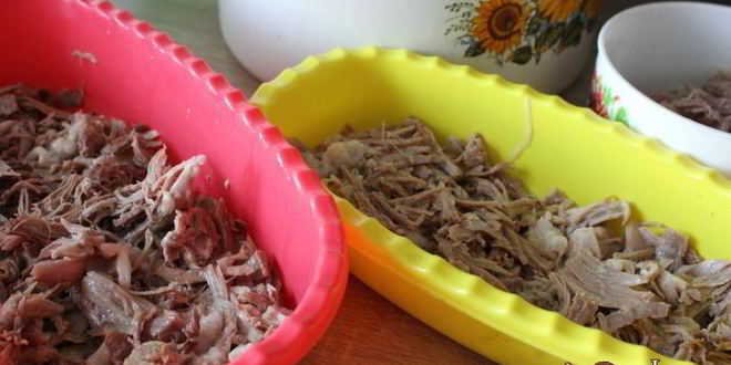 Рецепт холодца из свинины и индейки