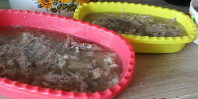 Рецепт холодца из свинины и индейки