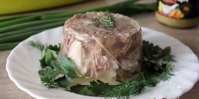 Рецепт холодца из свинины и индейки