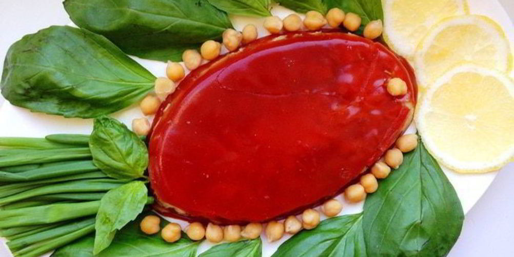 Как приготовить томатный холодец с белой рыбой