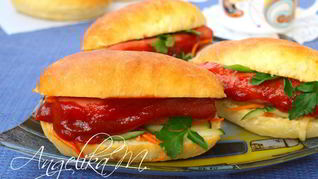 Рецепт Хот-дога по-домашнему