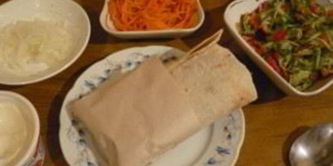 Рецепт хот-дога в лаваше