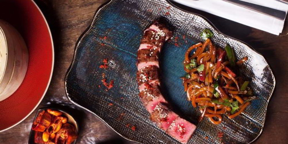 Как приготовить маринованного тунца с лапшой удон