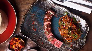 Рецепт Маринованного тунца с лапшой удон